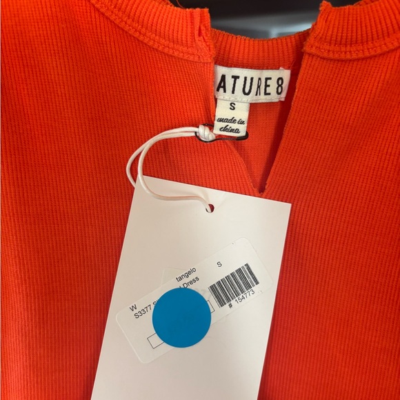 Signature8 Women's Vibrant Orange Mini Dress - Picture 2 of 3